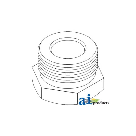 A & I Products Nut, Adapter 1.7" x1.7" x1.3" A-T21758
